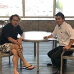 日総研出版社さんより挨拶に来ていただきました［心電図が”読める感動”を体験できるセミナー］