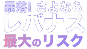 【株価暴落】レバナスたった一つのリスク